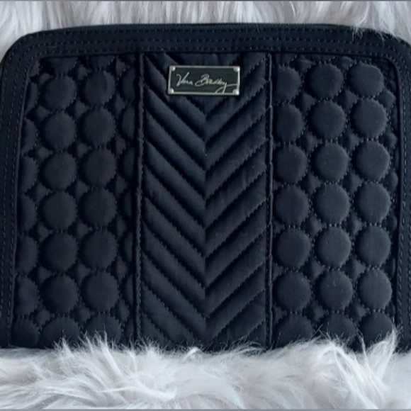 Vera Bradley Handbags - NWOT Vera Bradley Black Quilted Baroque jewelry toiletry makeup travel organizer